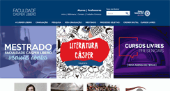 Desktop Screenshot of casperlibero.edu.br